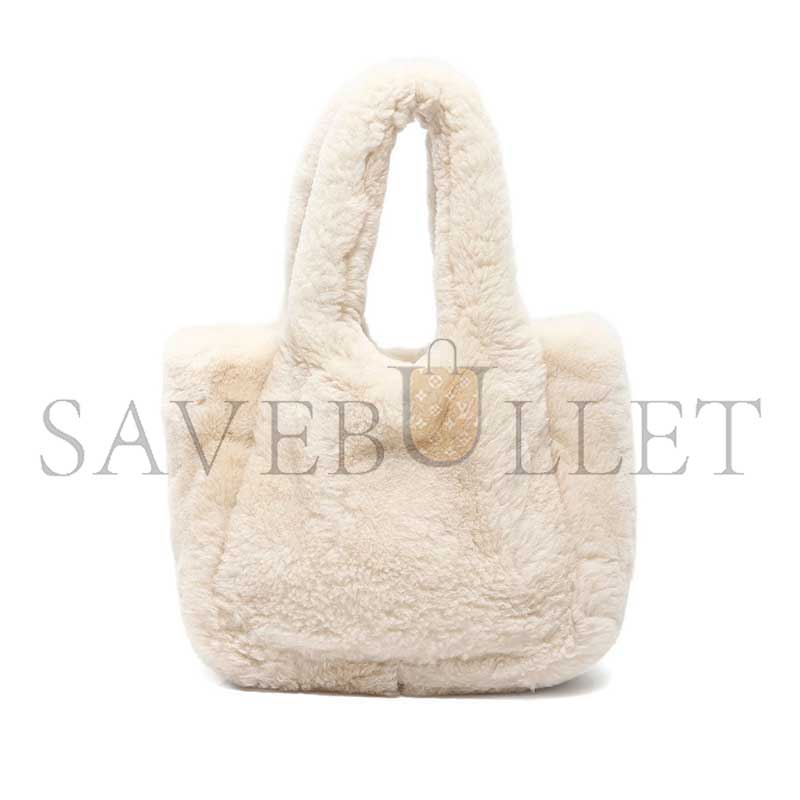 PRADA SHEARLING TOTE BAG 1BA349 (18*15.5*10cm)